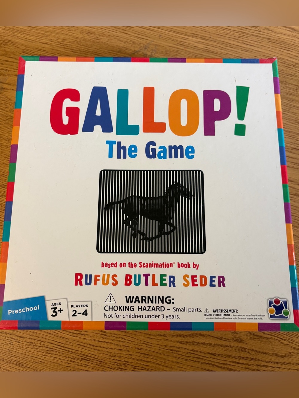 *not for sale* Gallop! Game based on the Scandinavian book by Rufus Butler Seder